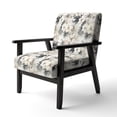 thumbnail image 3 of Designart "Zen Within Neutral Tropics II" Chaise d'Appoint Tropicale Blanche - Fauteuil Tropical pour Salon, 3 of 7