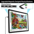 thumbnail image 6 of KOBAIBAN A3 Light Board with Magnets – 6000 Lux, 3 Color Modes, Side Buttons, Type-C – Perfect for Diamond Painting, Tracing & Crafting - USB Powered, 6 of 11