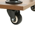 thumbnail image 5 of 2-Tier Industrial Coffee Table Bar Cart Trolley Rolling Casters Wheels Wine Rack, 5 of 18