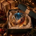 thumbnail image 5 of Clearance Clear Christmas Tree Balls 3.15 Inch, Lighted Santa Reindeer Scene Ornament, Glowing Acrylic Tree Bulb for Home, Christmas Gift, 5 of 6