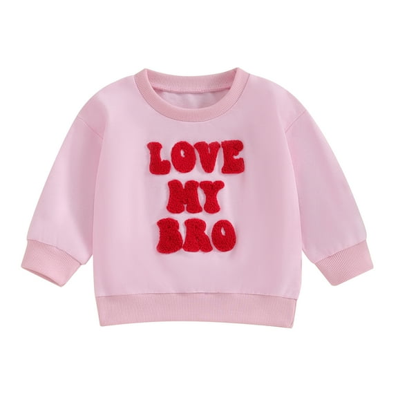 Bagilaanoe Toddler Baby Girl Boy Casual Sweatshirt Long Sleeve Letter Print Pullover 6M 12M 18M 24M 3T Kids Loose Tee Tops
