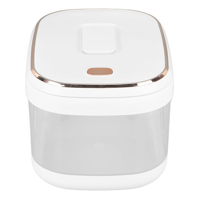 Press Type Rice Bucket Large Capacity Rice Storage Container Hygienic Rice Canister for Home Restaurant 10kg