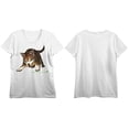 thumbnail image 3 of Magic The Gathering Flaming Ferocious Pup Women's Black T-shirt-Small, 3 of 5