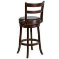 thumbnail image 4 of Home Square 30" Bar Stool in Black and Cappuccino - Set of 3, 4 of 5