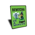 thumbnail image 3 of Bewitcha in a Minute Novelty Sign, Metal Wall Decor - 10x14 inches, 3 of 4