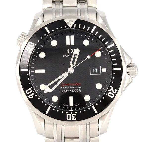 Pre-Owned Omega Seamaster Professional 212.30.41.61.01.001 Stainless Steel Quartz Watch
