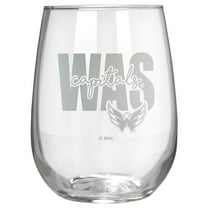 Washington Capitals Etched 17oz. City Stemless Wine Glass