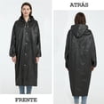 thumbnail image 2 of 2 piezas Capa Impermeable Para Lluvia Portatil Gabardina Para Adulto Poncho de Lluvia Reutilizable de EVA Duradero con Capucha Chaquetas Lluvia para Viajes y Exteriores Hombre Mujer, 2 of 6