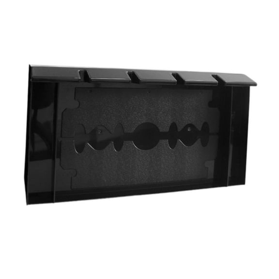 TOOYFUL Barber Tray Corded Holder Storage Rack with 4 Notches Storage Tray Versatile Barbers Hairdressing Tool Holder