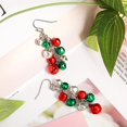 thumbnail image 4 of Christmas Jingle Bell Tinkle Bell Cute Ornamentdangle Earrings, 4 of 5