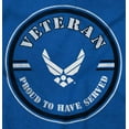 thumbnail image 2 of US Air Force USAF Proud Veteran Women's T Shirt Ladies Tee Brisco Brands S, 2 of 5
