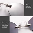 thumbnail image 7 of Three Color Retro Round Clip on Nose Glasses, 3 Color Retro Round Clip On Nose Glasses, Unisex, 7 of 7