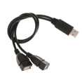 thumbnail image 1 of Cable adaptador de alimentación divisor de 3 puertos USB 2.0 macho a USB hembra 5 piezas, 1 of 6