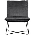 thumbnail image 2 of Tommy Hilfiger Ellington Armless Lounge Chair in Dark Charcoal, 2 of 8
