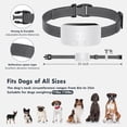 thumbnail image 4 of NBJU Collar de corteza para perros, collar de entrenamiento antiladridos recargable con 7 vibraciones de sensibilidad e intensidad ajustables para perros pequeños, medianos y grandes (blanco), 4 of 5