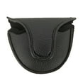 thumbnail image 1 of Moyic Cubierta de cabeza de palo de Golf de cuero PU, pegatina elegante reutilizable, tipo Putter, cubierta de almacenamiento, accesorios Almacenamiento y organización del hogar Negro, 1 of 6