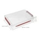 thumbnail image 2 of FOMIYES Caja De Almacenamiento Para Documentos Plástico Rojo Con Tapa Y Asa Portátil Transparente Pet, 2 of 8