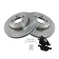 thumbnail image 3 of TRQ Front Brake Pad & Rotor Kit Brake Pads Brake Rotor Semi-Metallic Fits Select 2004-2010 BMW X3, 3 of 5