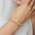 thumbnail image 4 of Diamond2Deal 14K Jaune Gold Chat Stretch Mesh Bracelet 7.5inch for Women, 4 of 6