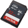 thumbnail image 2 of MEMORIA SANDISK SDHC ULTRA UHSI 32GB SDSDUNB032GGN3IN SanDisk SDSDUNB-032G-GN3IN, 2 of 2