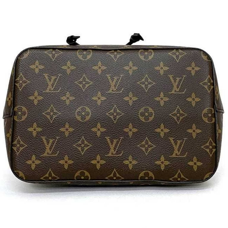 Pre-Owned Louis Vuitton Shoulder Bag Neonoe Brown Black Monogram  