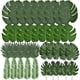 thumbnail image 2 of Hojas de palma Tropical verano Monstera hojas de tortuga de seda artificiales para el hogar hawaiano Luau playa decoración del banquete de boda plantas falsas Tan Jianjun unisex, 2 of 2