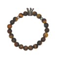 thumbnail image 3 of Pulsera de cuentas de cristal Hugo Corona negra, 3 of 10