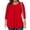 Red, variant on Coorders Womens Plus Size Tops, Oversized Loose Long Sleeve Crewneck Blouses with Pleated, Basic Long Sleeve Tee Tunics Trendy Tops ,Navy,Size XXL