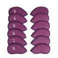 thumbnail image 3 of LOVIVER 12x Golf Club Head Covers Golf Iron Covers Set Golf Wedges Headcovers Protection, 3 of 8