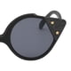 thumbnail image 3 of Gafas de sol polarizadas redondas retro para mujer, protección UV400, estilo ojo de gato, color negro., 3 of 9