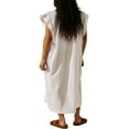 thumbnail image 3 of EIMELI Robe Longue Décontractée d'Été pour Femmes, Couleur Unie, Sans Manches, Col Rond, Robe de Plage, 3 of 5