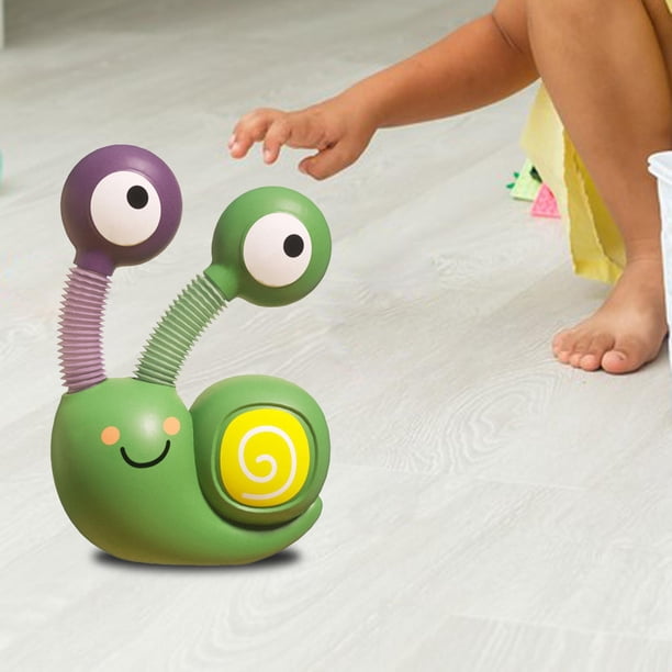 Juguetes de caracoles de dibujos animados jifengmusical aprendizaje para niños y niñas regalos de vacaciones para niños Verde Macarena Figuras de animales