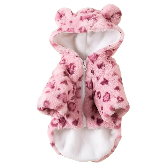 TELOLY 1Pcs Dog Pajamas,Polyester Dog Clothes for Large Dogs,Dog Sweatshirt,Pink,S