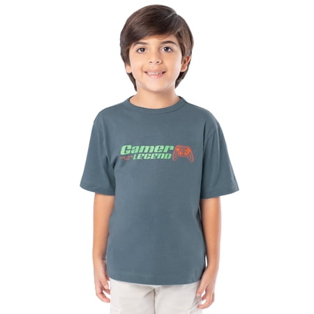 Wonder Nation Boy's Short Sleeve Elevated Graphic T-Shirt, Sizes 4-18 & Husky