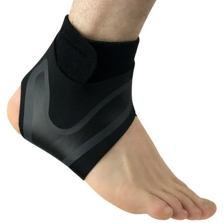 Right Feet Ankle Support,Adjustable Ankle Brace Breathable Nylon Material Super Elastic and Comfortable One Size Fits all, Perfect for Sports, Protects Against Chronic Ankle Strain, Sprains