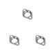 thumbnail image 3 of Kenally Carburetor Manifold Rhombic Stainless Steel Intake Spacer Gasket Wear-resistant O-ring Exhaust Pipe Professional Kit Gasket Type1, 3 of 6