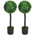 thumbnail image 1 of HOMCOM 2 Piece 6ft Artificial Tree Bamboo for Indoor Outdoor Home Decor, 1 of 10