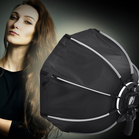 Akozon Folding Softbox, Flash Softbox, All-Metal Durable For Fashion Photography Portrait Photography Product Photography Photography