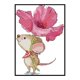 thumbnail image 3 of Cuadros Decorativos Ratón de 2 hilos con flores bordado parcial estampado punto de cruz decoración del hogar JShteea Nuevos Originales, 3 of 9