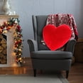 thumbnail image 5 of HEATSHAKING 1Pack Giant Red Heart Pillow Cushion Made from Soft Plush for Cozy Feelings, 5 of 8