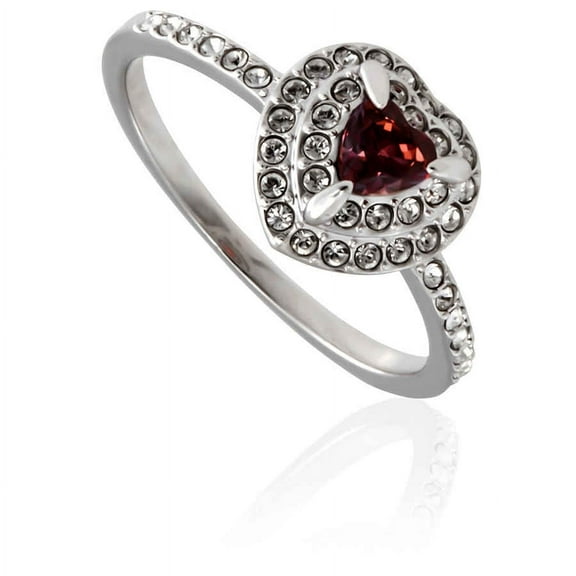 Swarovski Rhodium-Plated One Ring-Size 55
