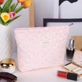 thumbnail image 2 of OUSITAID Make Up Organizer with Zipper Toiletry Bag Large Capacity (Love Baby Bear), 2 of 9