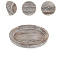 thumbnail image 6 of Zxpjkyu Round Dessert Plate Wooden Serving Tray Bathroom Decor Round Decorative Tray for C, 6 of 9