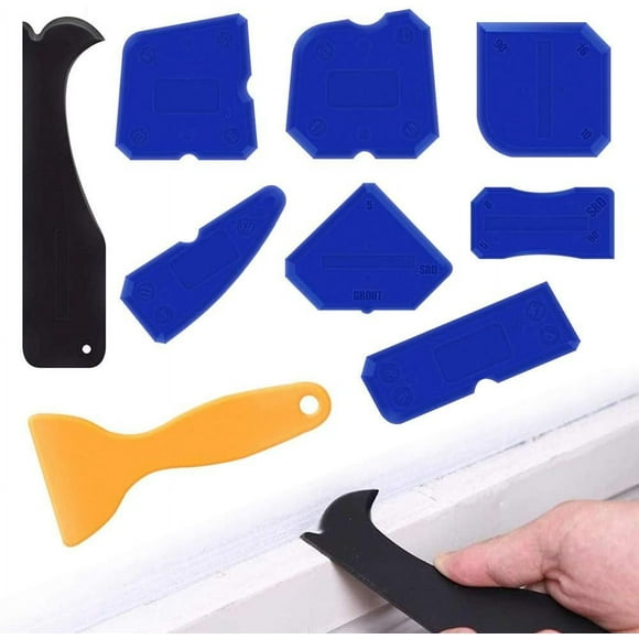 Smoother, Finisher for Perfect Bathroom Caulking & Grout Job Ultimate Silicone Sealant Tool Set