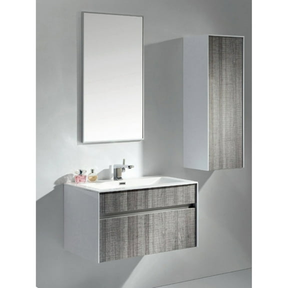 Eviva Ashy 32 in. Single Sink Wall Mount Bathroom Vanity Set