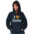 thumbnail image 5 of Love Heart Carbs Pizza Food Cute Hoodie Sweatshirt Women Brisco Brands M, 5 of 6