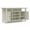 thumbnail image 5 of Simpli Home Amherst 54 inch Wide Solid Wood TV Stand in Antique White For TVs up to 60 inches, 5 of 13