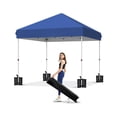 thumbnail image 1 of Carpa plegable resistente de 3x3 metros con 1 pared lateral de malla extraíble, montaje por una persona. Refugio comercial., 1 of 8