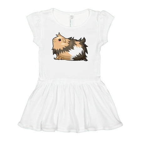 

Inktastic Cute Long Haired Guinea Pig Gift Baby Girl Dress