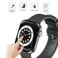 thumbnail image 2 of GOOUDO for Apple Watch 7 Case 41mm with Built-in Hard PC Screen Protector, Guard Bumper Full Coverage Cover for Apple Watch Case,4 Pack, 2 of 7
